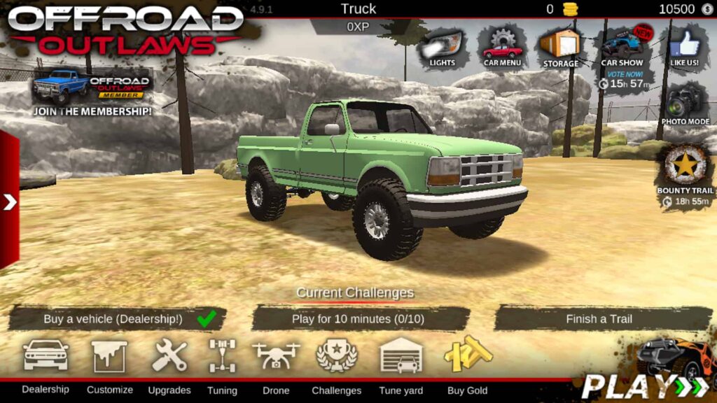 Play Off-Road Truck Game