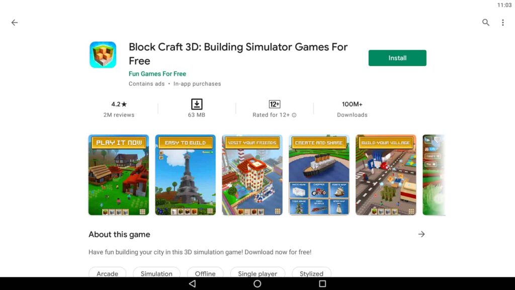 Zainstaluj Block Craft 3D na PC